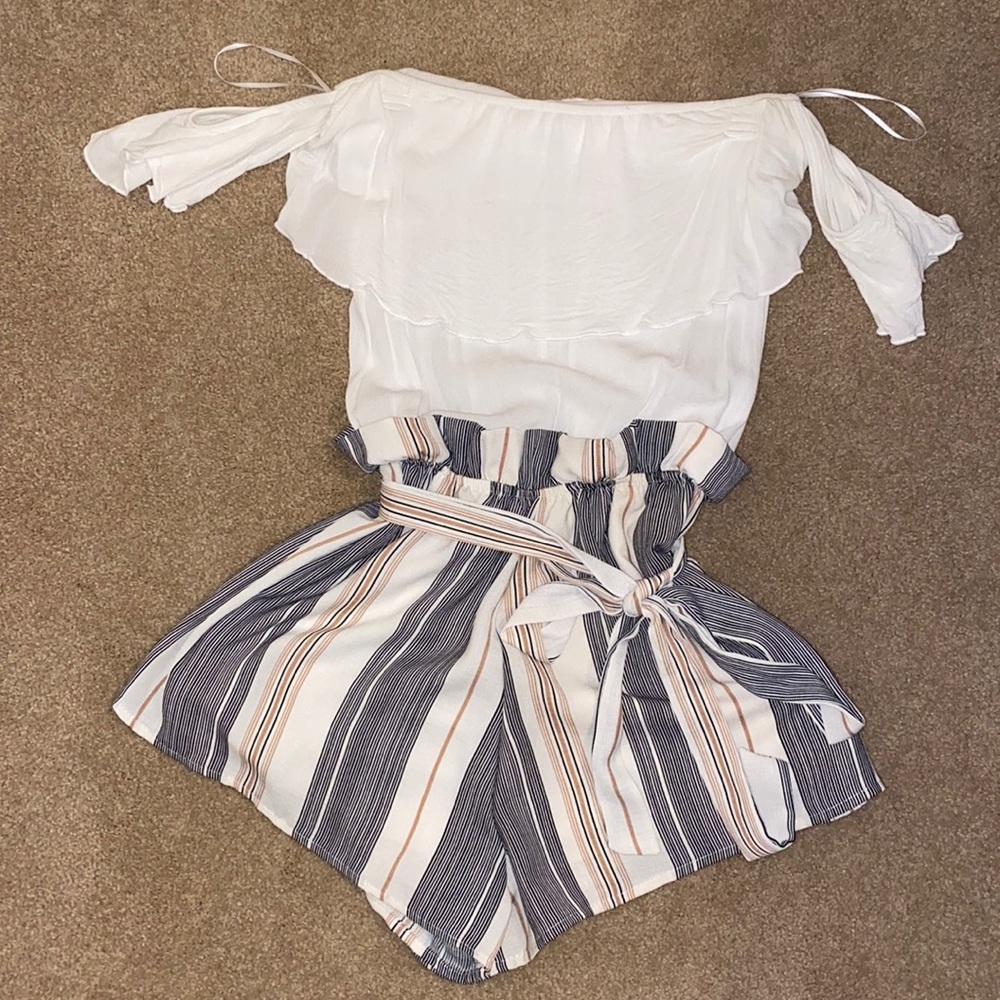 Off the shoulder romper